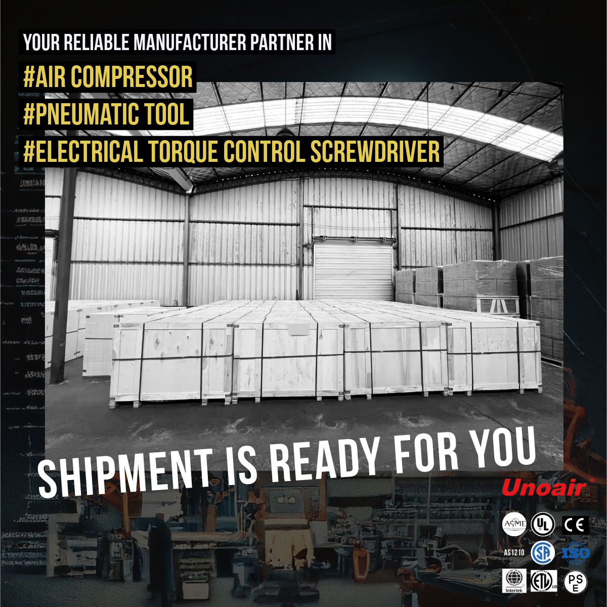 UNOAIR Weekly Update 01/08/2025 Shipment Ready 