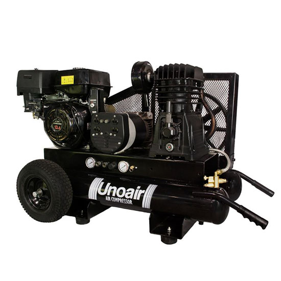 GAS-POWERED AIR COMPRESSORS